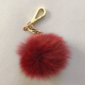 Fur Pom Keychain (Michael Kors)